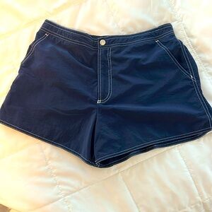 Beach House Navy Blue Women’s Size 6 Swim Shorts With Pockets